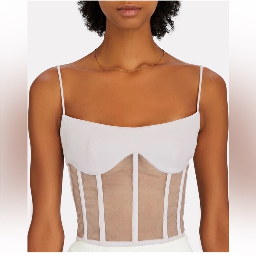 Rozie Corset white top new with tags